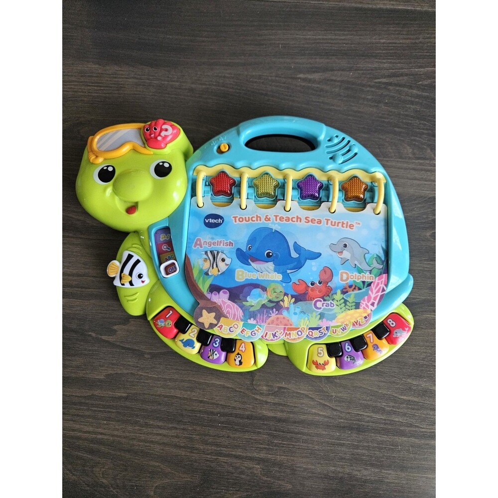 VTech Touch & Teach Sea Turtle Baby Learning Toy Interactive Musical Toddler